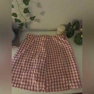 american eagle plaid skirt